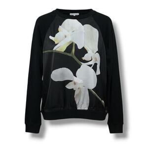 Altuzarra for Target Women’s Black Orchid Print Sweatshirt – Size XS